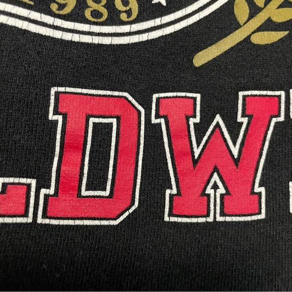 Obey Worldwide Vintage Black Hoodie Men’s Medium - Picture 12 of 12